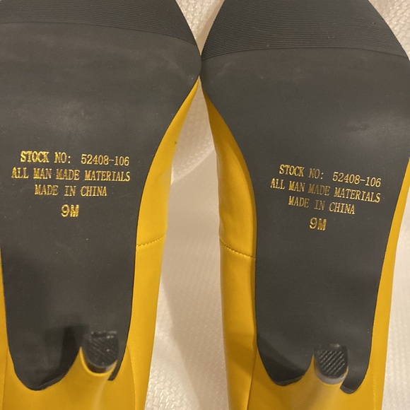 LUNNAH BELLA SIZE 9. Yellow pump  never worn - Picture 6 of 7